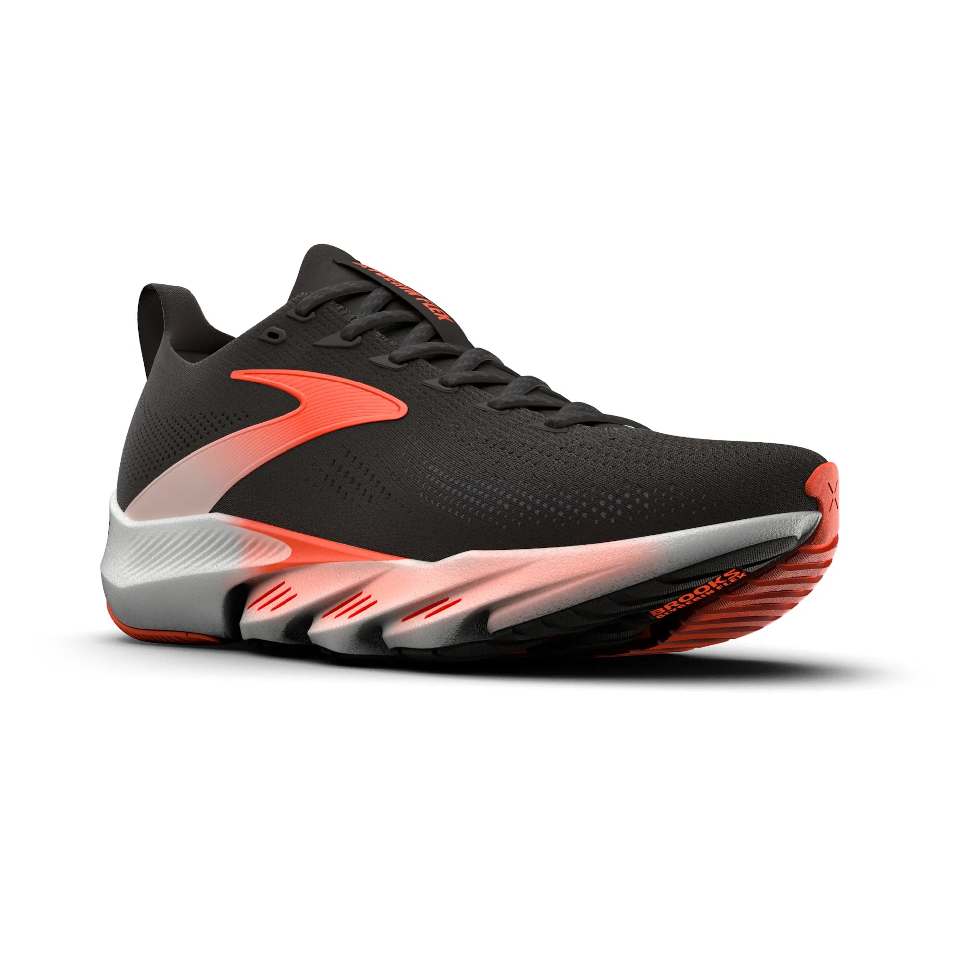 Brooks Herrenlaufschuhe Glycerin Flex Black/Orange, flexibler Laufschuh für Straße, Long Runs und Workouts – Bild 