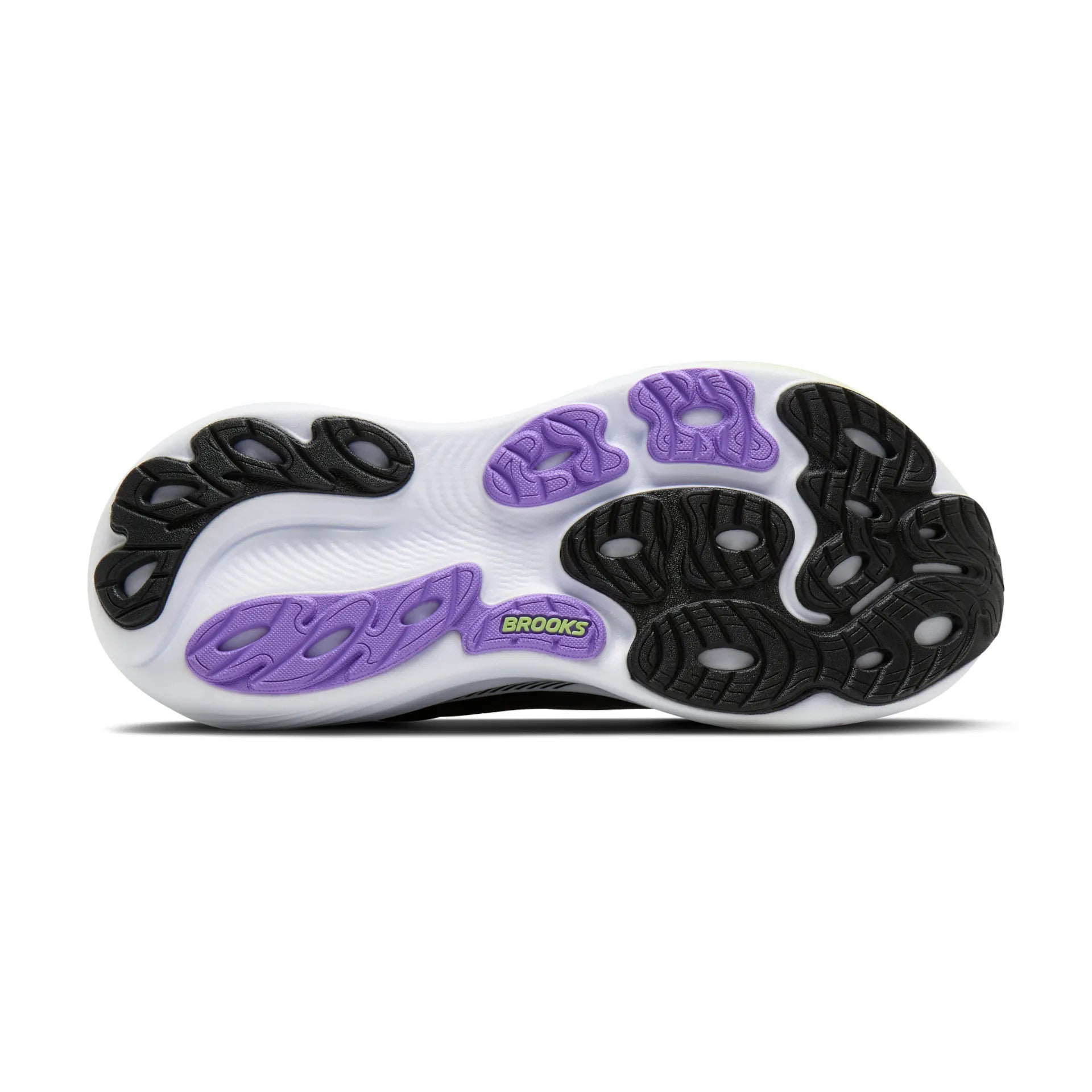 Brooks Damenlaufschuhe Adrenaline GTS 25 Black/Blackened Pearl/Purple, Stabilitätsschuh mit GuideRails Support – Bild 