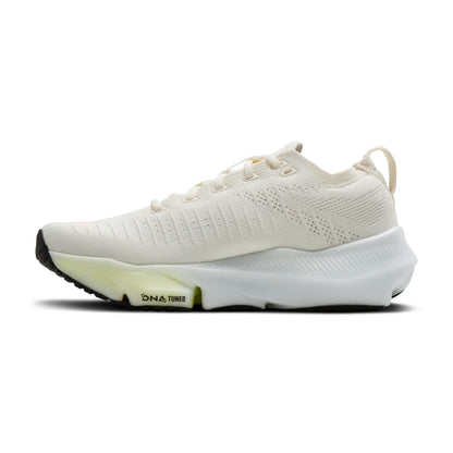 Brooks Damenlaufschuhe Glycerin Flex White/Peach/Nightlife, flexibler Laufschuh für Straße, Long Runs und Workouts