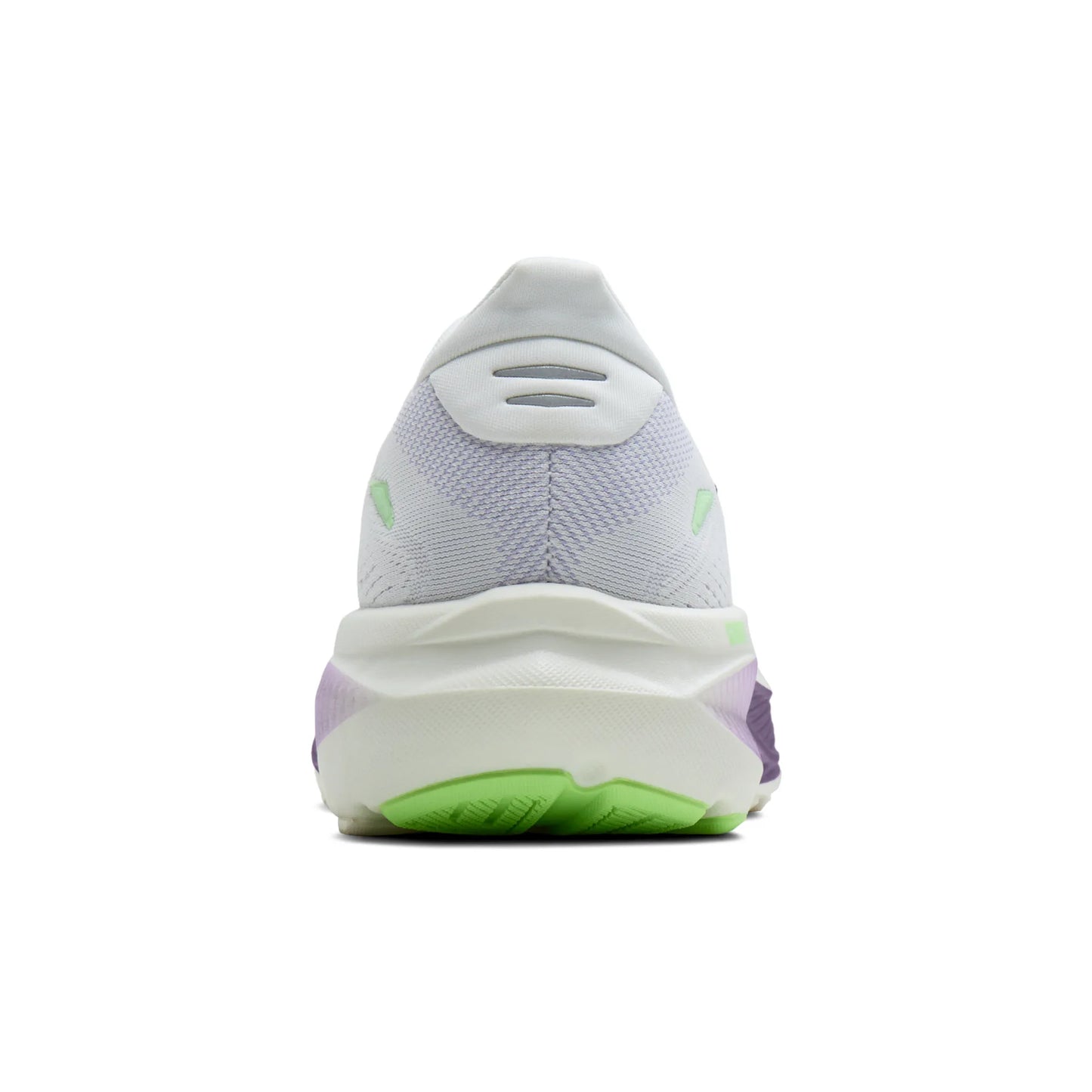 Brooks Damenlaufschuhe Ghost 18, White/Purple Hebe/Green - machsport