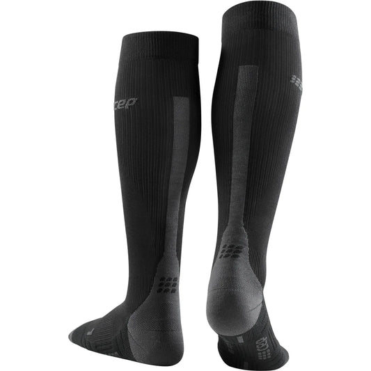 CEP Herrenlaufsocken Knee High Run 3.0 – Rückansicht – schwarz / S