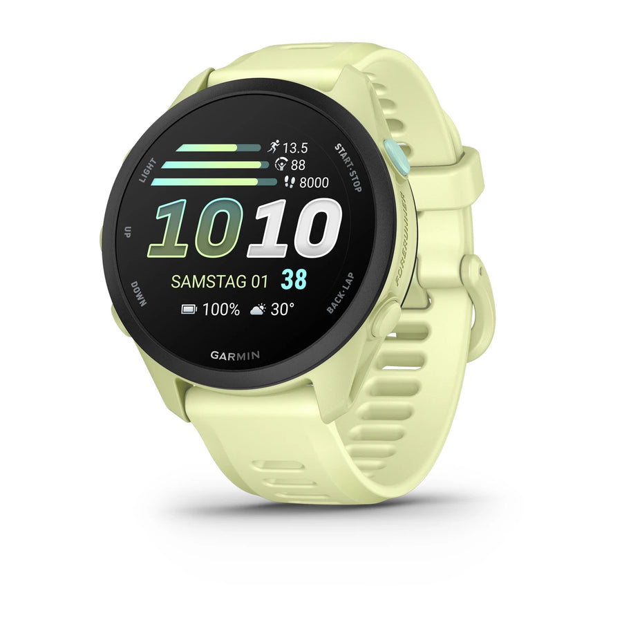 Garmin Forerunner 70, Zitrone mit Schnellwechsel-Armband 20 mm Silikon