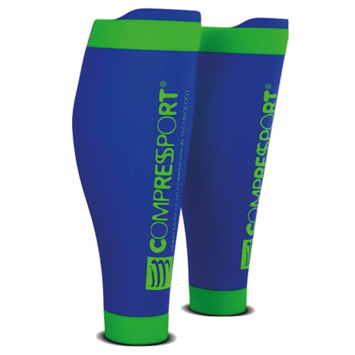 Compressport Kompressionsstulpen Calf R2V2 BLAU - machsport