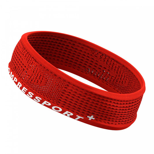 Compressport Stirnband Thin – rot / ONE SIZE
