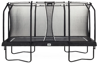 Salta Trampolin Premium Black Edition - 396x244cm - Rechteckig Schwarz - machsport