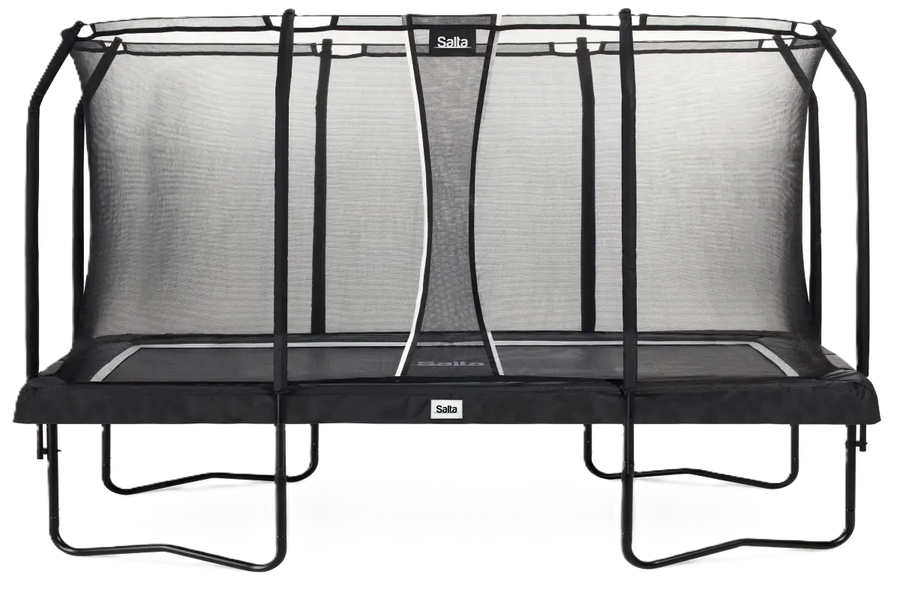 Salta Trampolin Premium Black Edition - 396x244cm - Rechteckig Schwarz - machsport