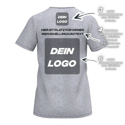 Erima Damenlaufshirt Intro Funktionsteamshirt, grau melange - machsport