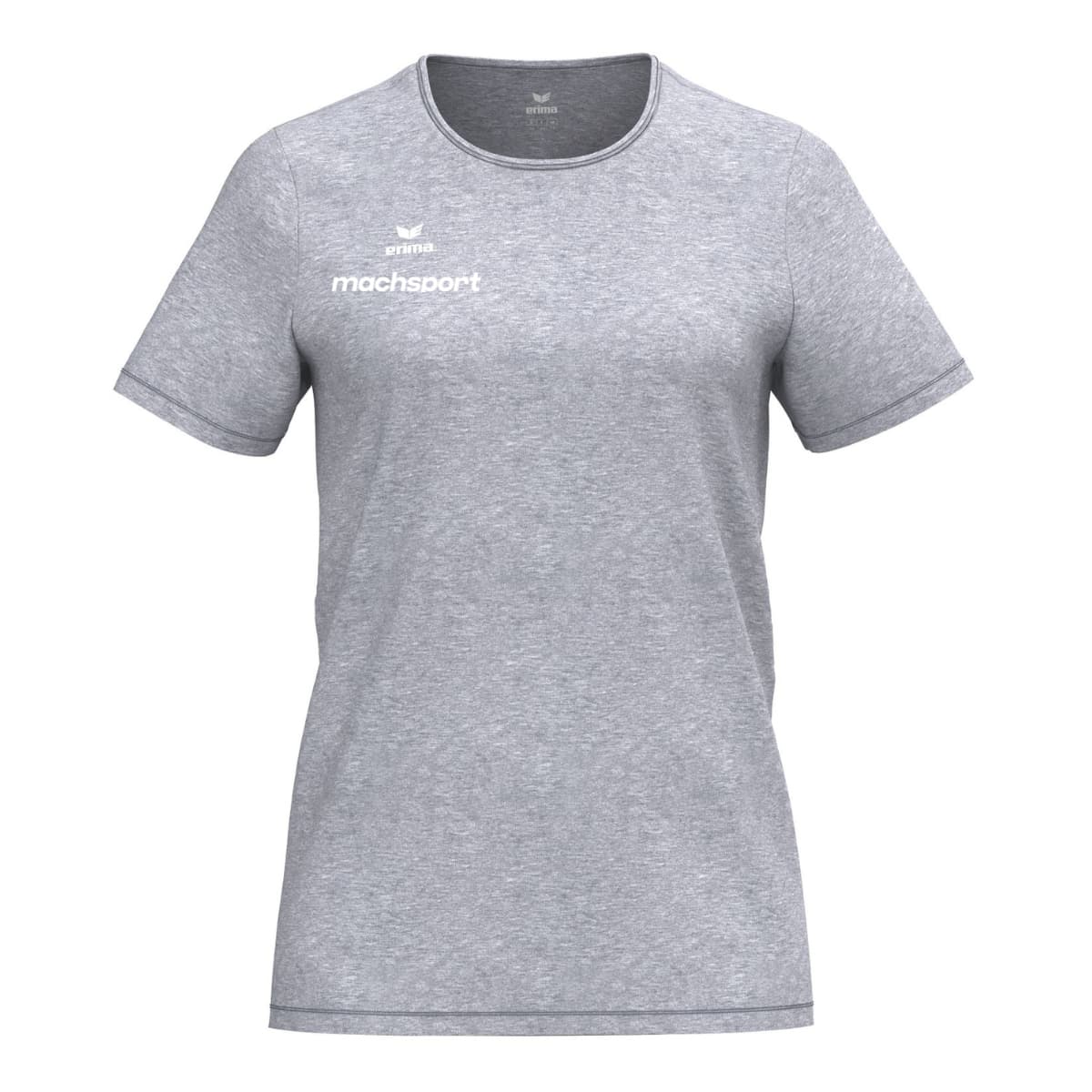Erima Damenlaufshirt Intro Funktionsteamshirt, grau melange - machsport – Bild 