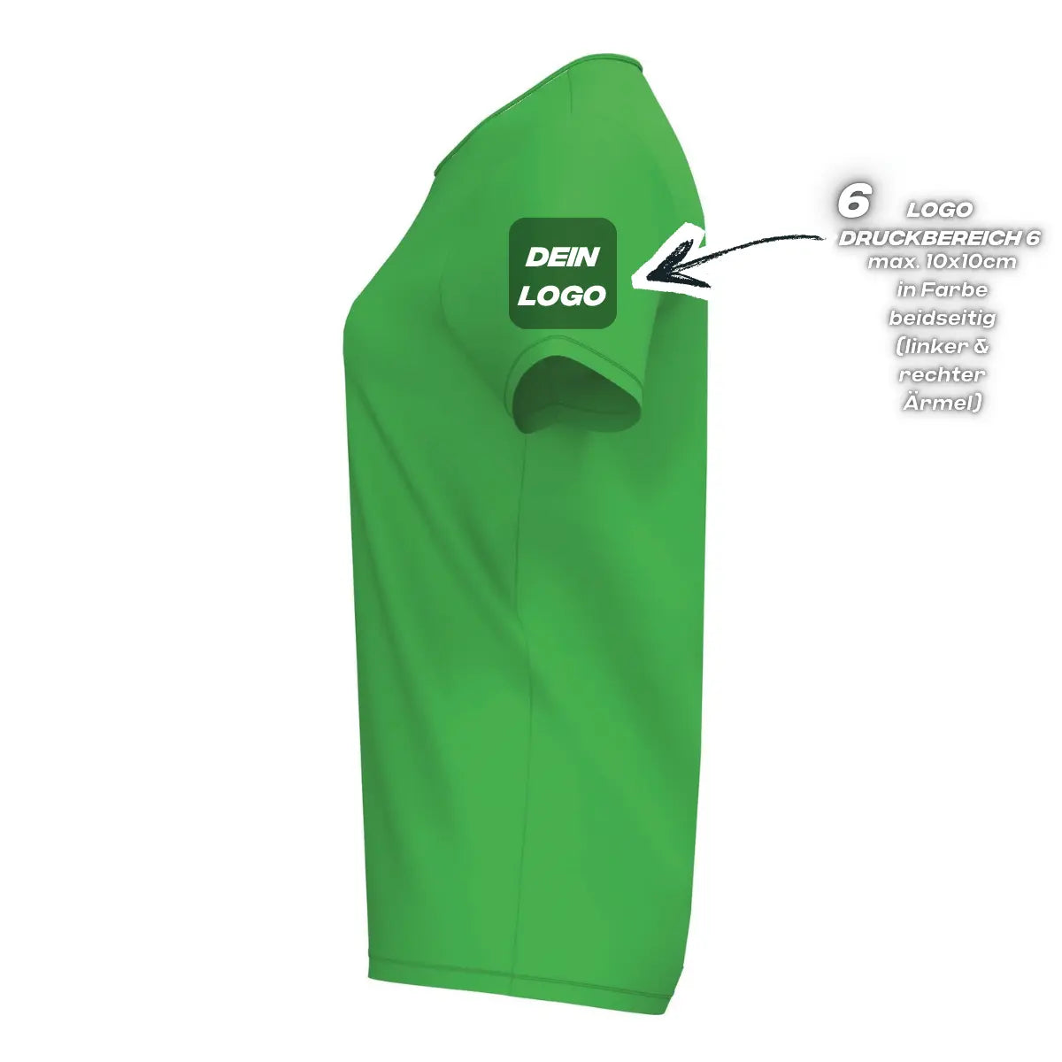 Erima Damenlaufshirt Intro Funktionsteamshirt, grün - machsport – Bild 