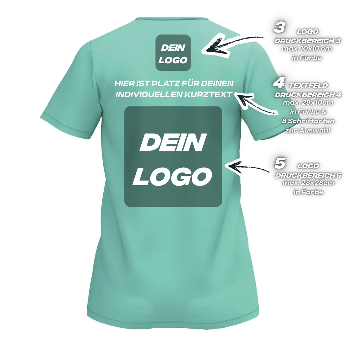Erima Damenlaufshirt Intro Funktionsteamshirt, mint - machsport