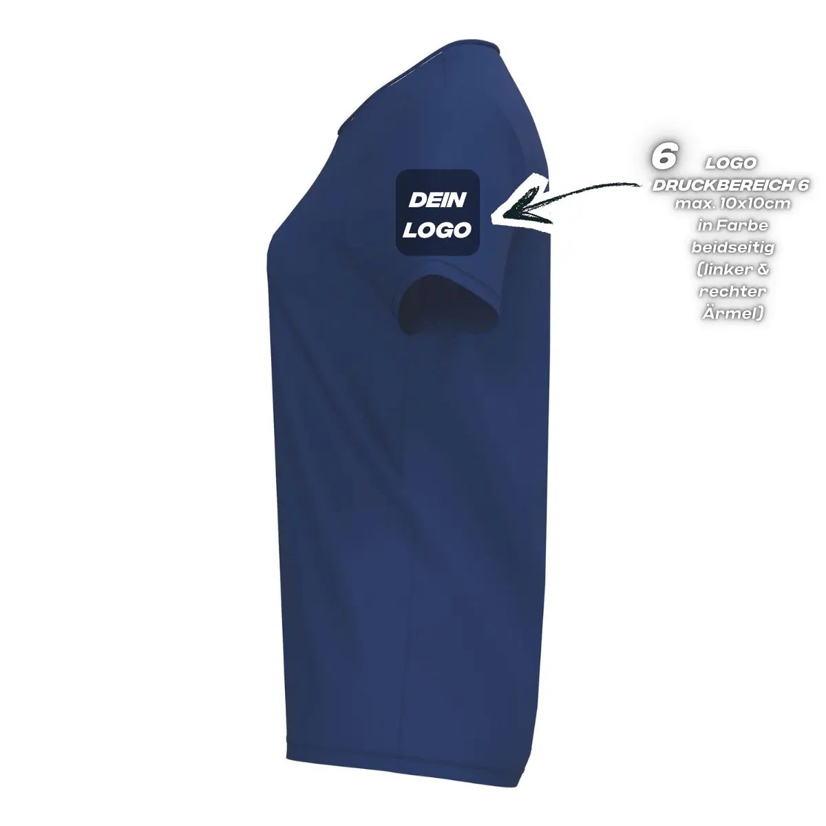 Erima Damenlaufshirt Intro Funktionsteamshirt, new navy - machsport – Bild 