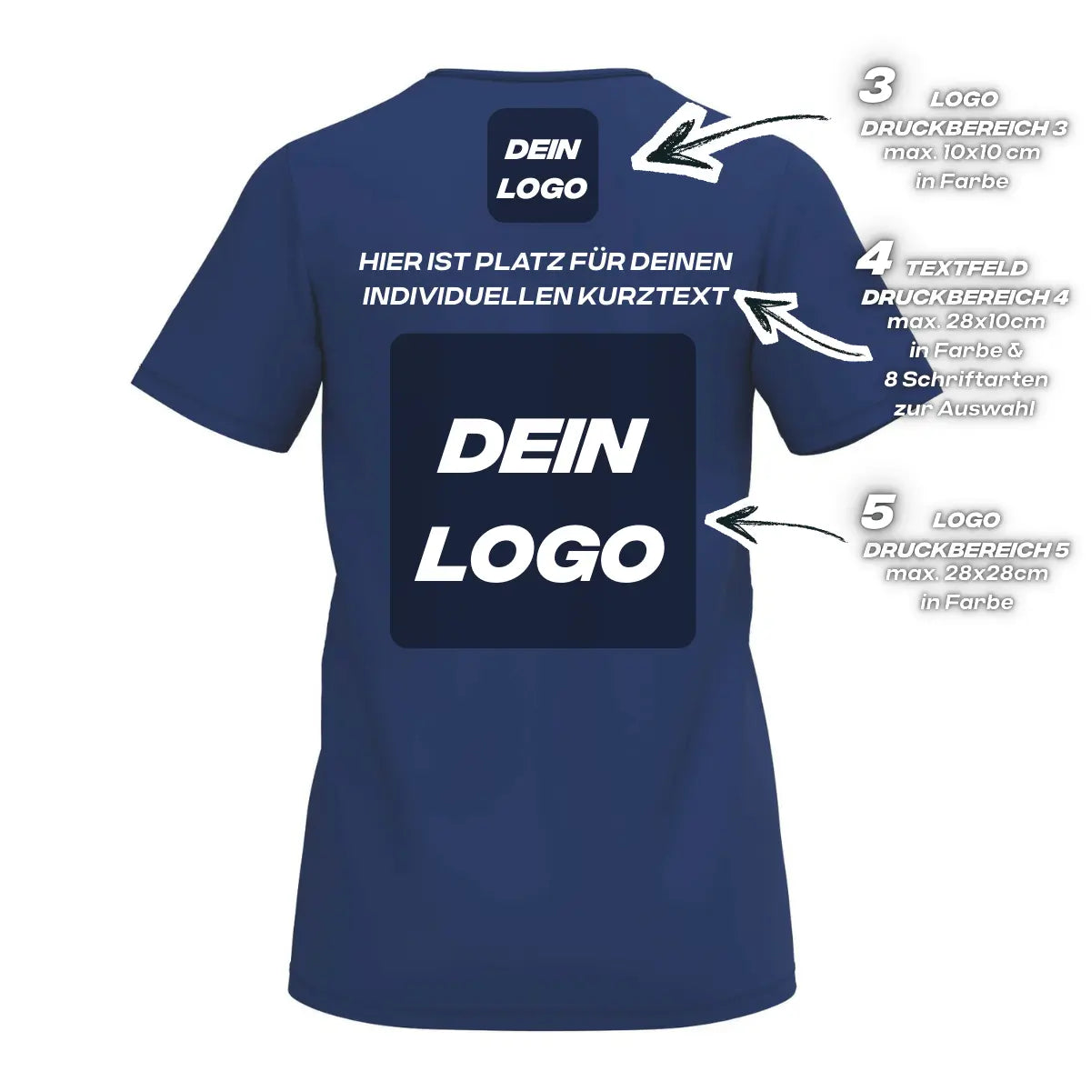 Erima Damenlaufshirt Intro Funktionsteamshirt, new navy - machsport – Bild 