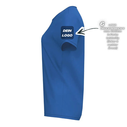 Erima Damenlaufshirt Intro Funktionsteamshirt, new royal - machsport