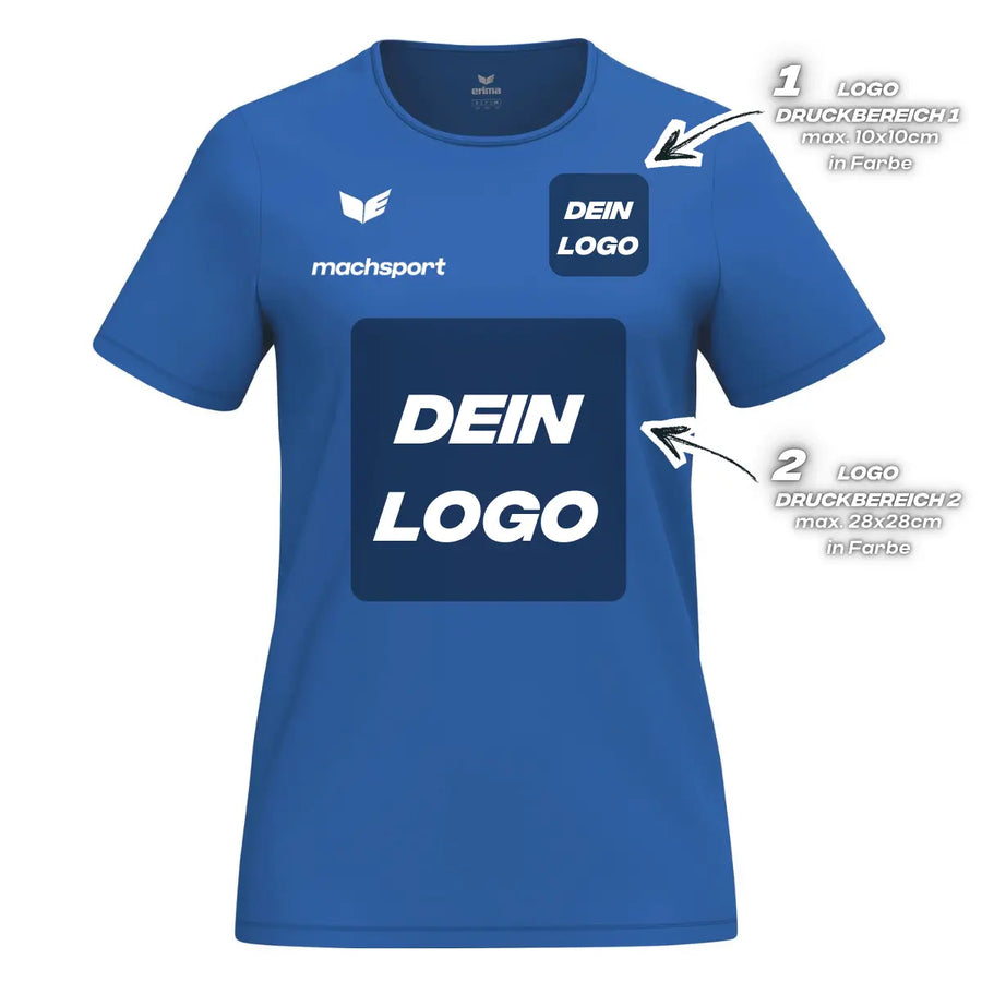 Erima Damenlaufshirt Intro Funktionsteamshirt, new royal - machsport
