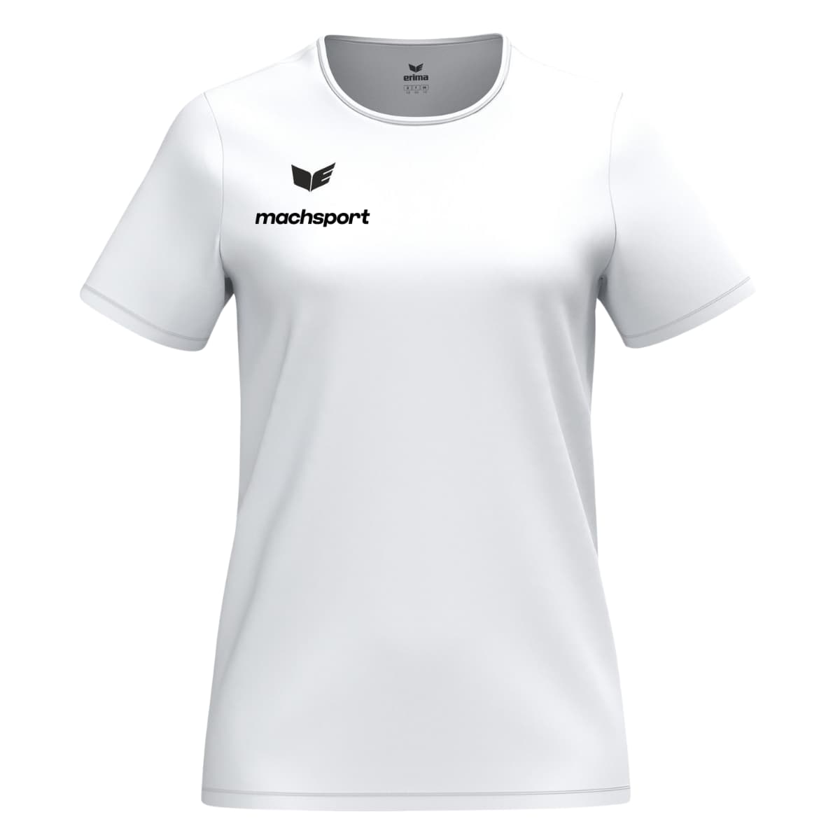 Erima Damenlaufshirt Intro Funktionsteamshirt, new white - machsport – Bild 