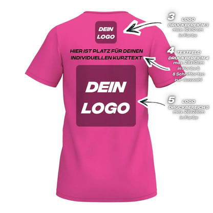 Erima Damenlaufshirt Intro Funktionsteamshirt, pink - machsport