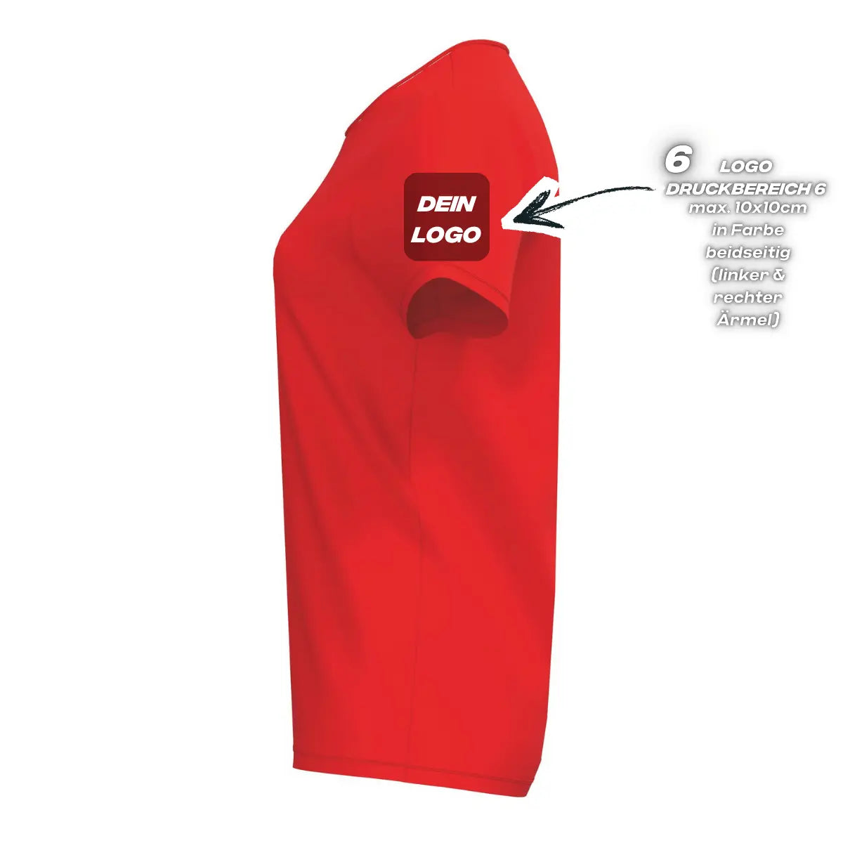Erima Damenlaufshirt Intro Funktionsteamshirt, rot - machsport