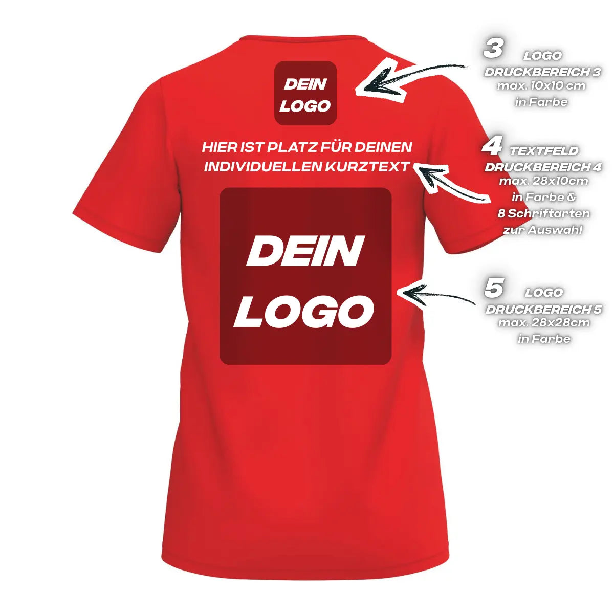 Erima Damenlaufshirt Intro Funktionsteamshirt, rot - machsport – Bild 