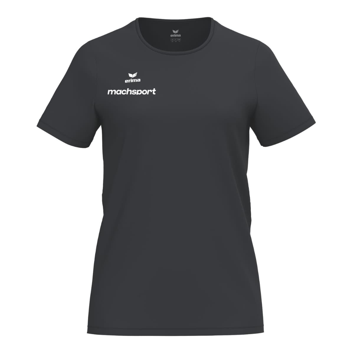 Erima Damenlaufshirt Intro Funktionsteamshirt, schwarz - machsport