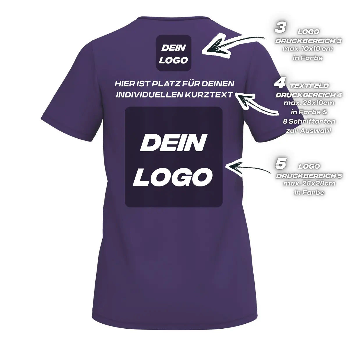 Erima Damenlaufshirt Intro Funktionsteamshirt, violet - machsport – Bild 