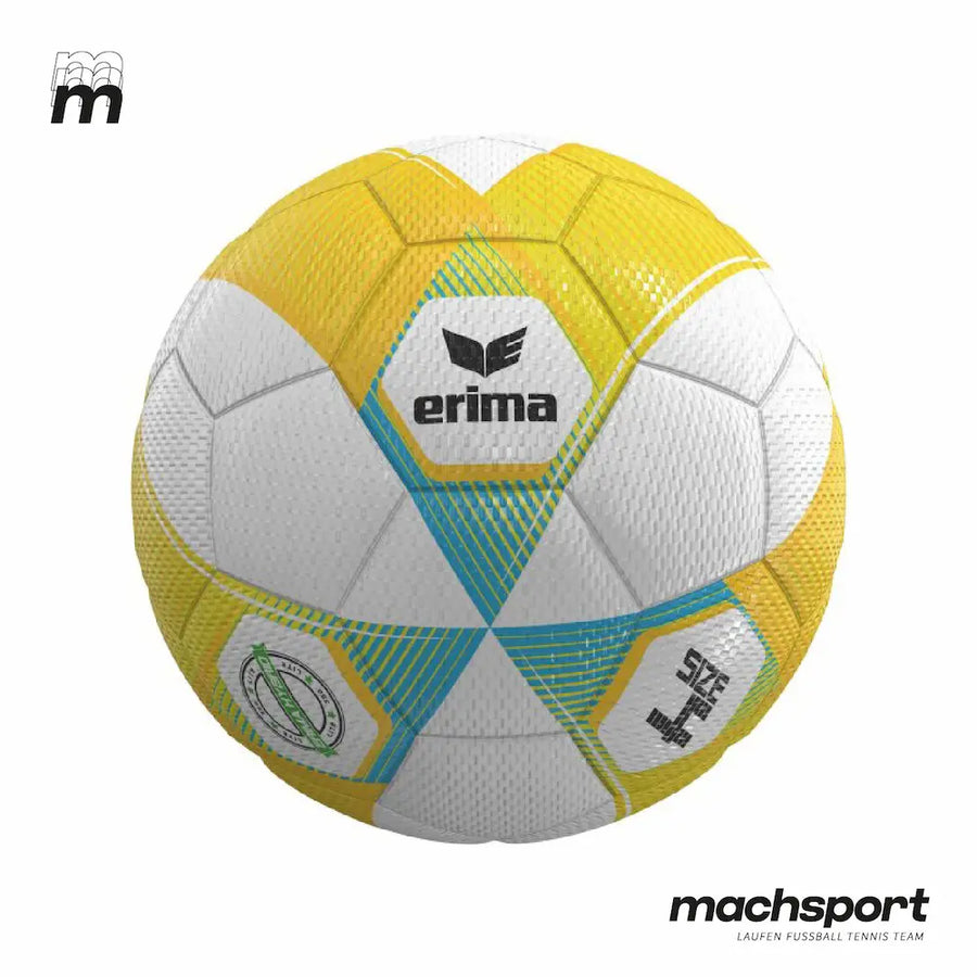 Erima Hybrid Lite 350 Fußball Größe 4, sportlicher Fußball für Spiel und Training, hochwertiges Ballmaterial, bequemes Design