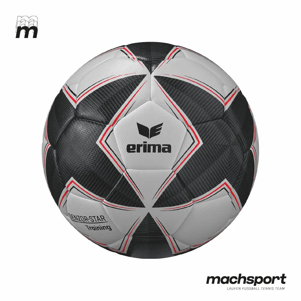 Erima Fußball Senzor-Star Training Größe 5, weicher Fußball für Training und Spiele, mit langlebigem Material.