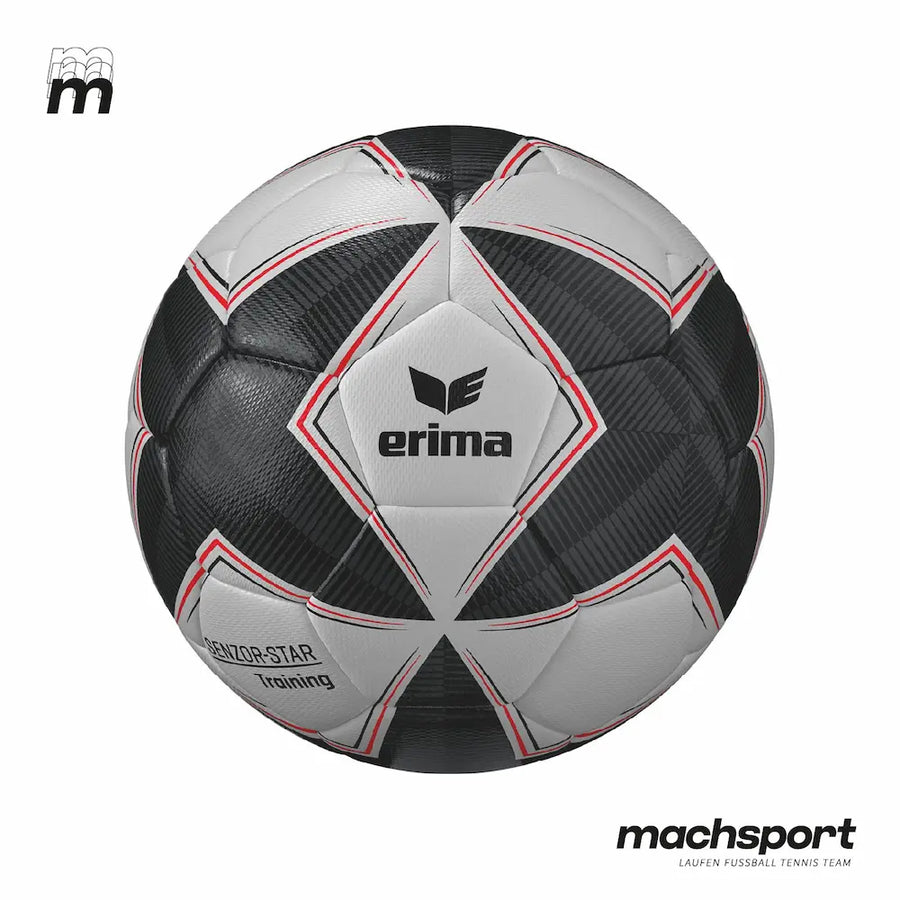 Erima Fußball Senzor-Star Training Größe 5, weicher Fußball für Training und Spiele, mit langlebigem Material.