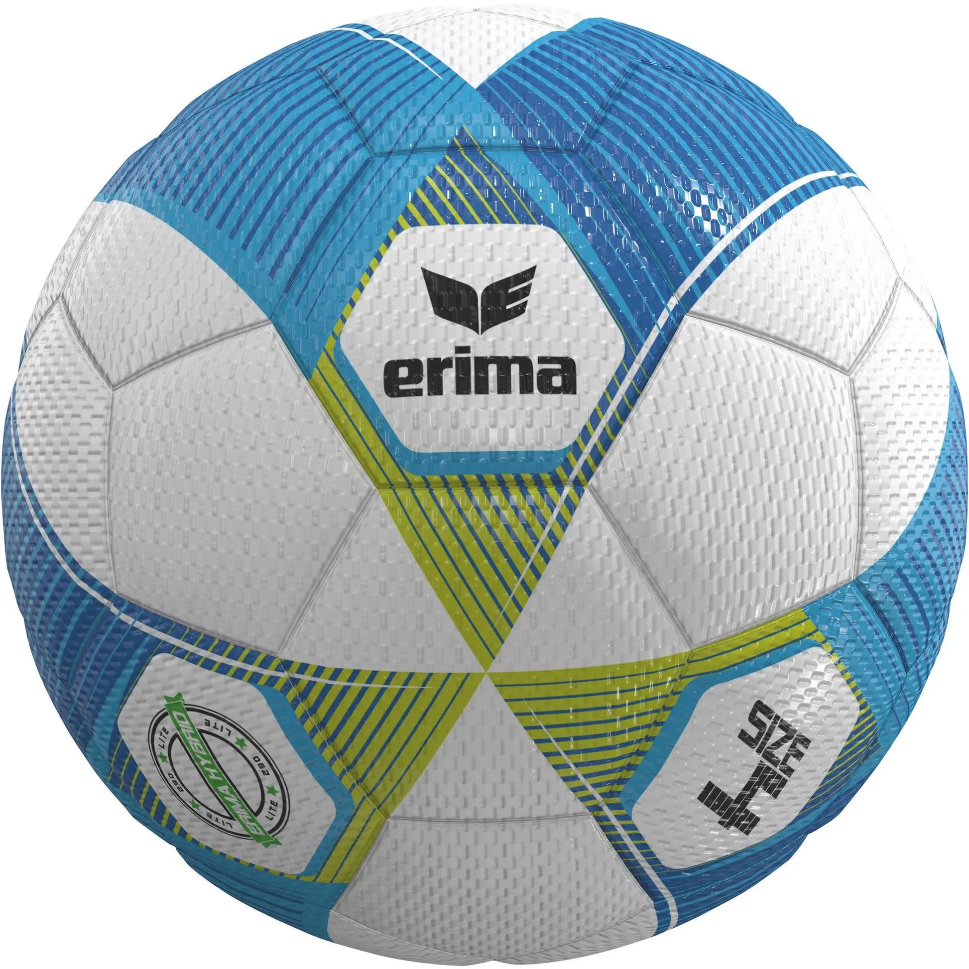 Erima Hybrid Lite 290 Fußballset mit 10 Bällen Größe 4 und Ballnetz, geeignet für Training und Spiel – Bild 