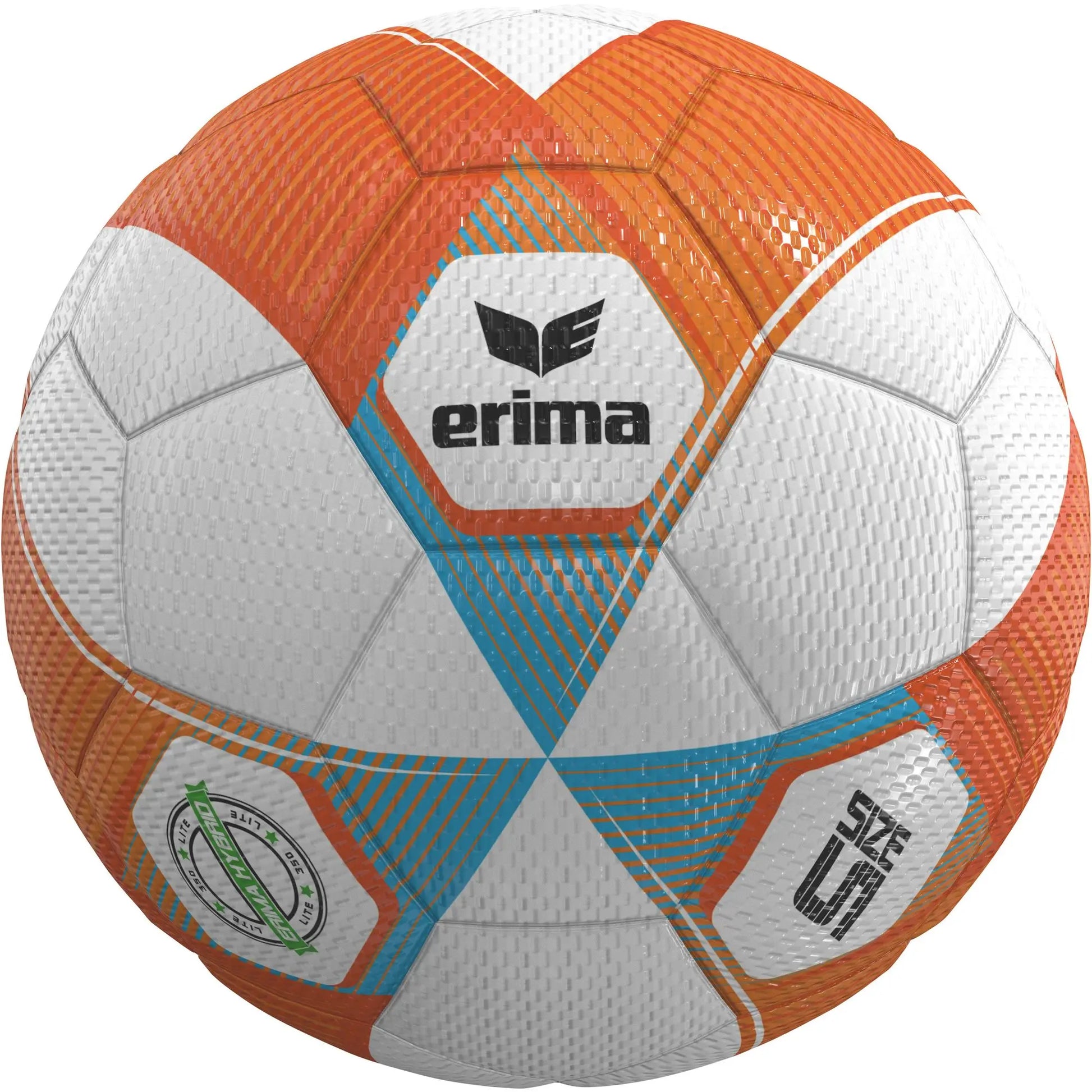 Erima Hybrid Lite 350 Fußball-Set mit 10 Bällen, Größe 5 und Ballnetz, ideal für Training und Spiele. – Bild 