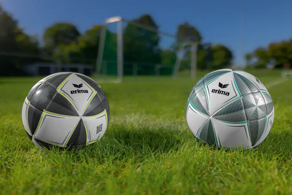 Erima Senzor-Star Pro Fußball-Set mit 10 Bällen Größe 5 und Ballnetz, ideal für Training und Spiel – Bild 
