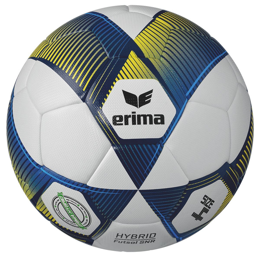 Erima Fußball Hybrid Futsal SNR - präzise Ballkontrolle, langlebig & optimaler Grip für schnelle Spiele auf Indoor-Böden - machsport