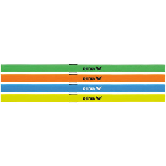 Erima Hairband Color Series, 4er-Set – bunt / ONE SIZE