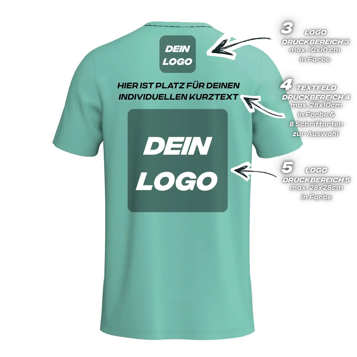 Erima Herrenlaufshirt Intro Funktionsteamshirt, mint - machsport