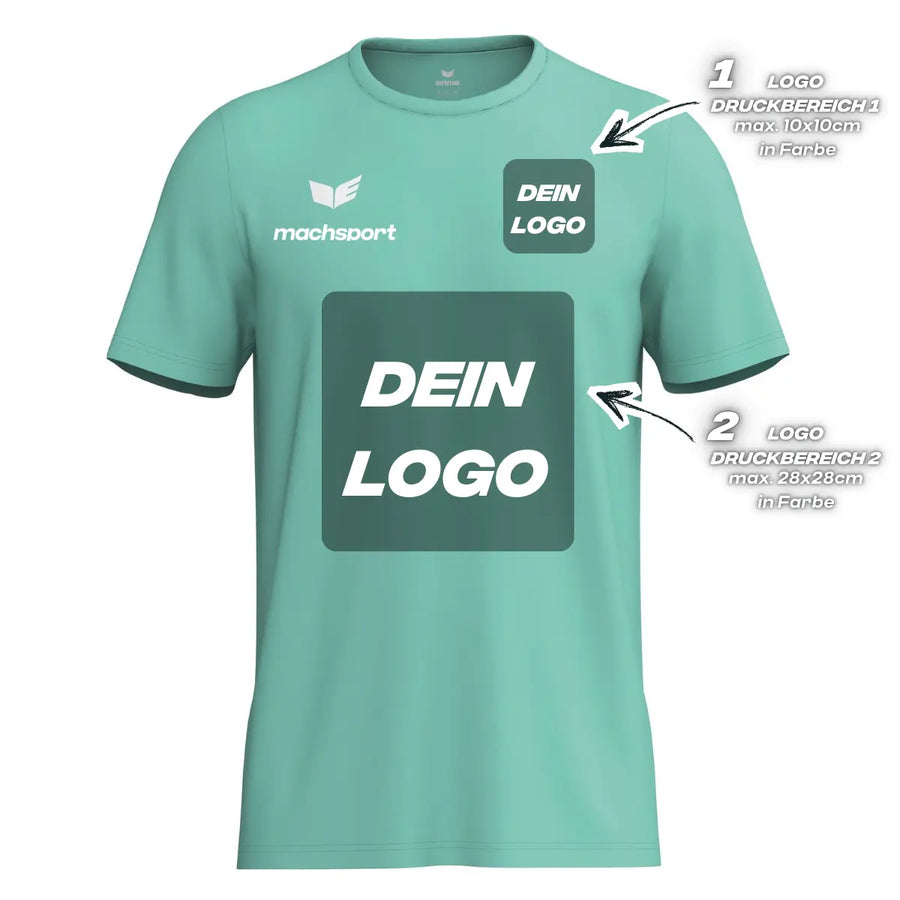 Erima Herrenlaufshirt Intro Funktionsteamshirt, mint - machsport