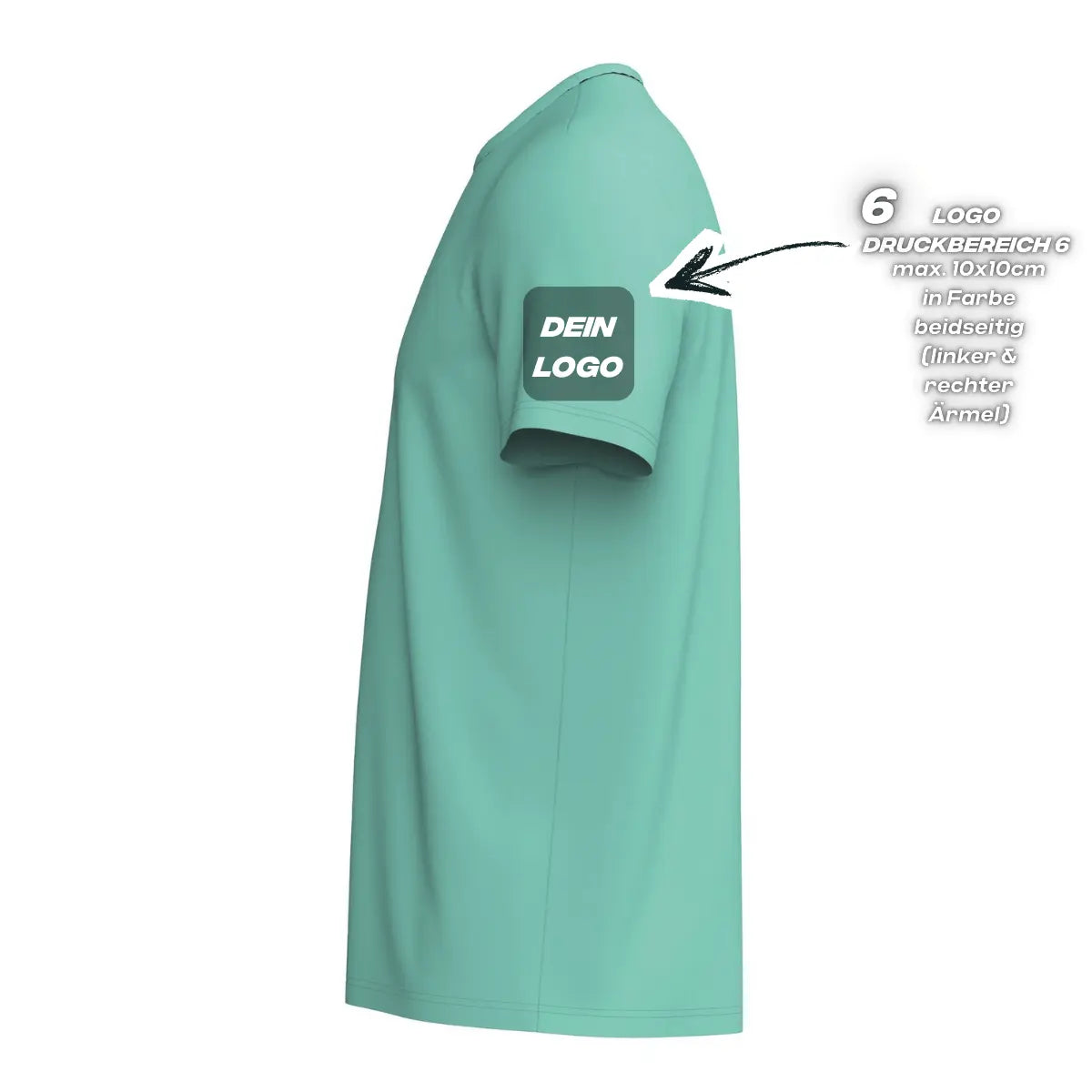 Erima Herrenlaufshirt Intro Funktionsteamshirt, mint - machsport