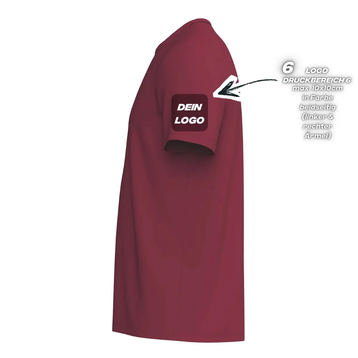 Erima Herrenlaufshirt Intro Funktionsteamshirt, new bordeaux - machsport