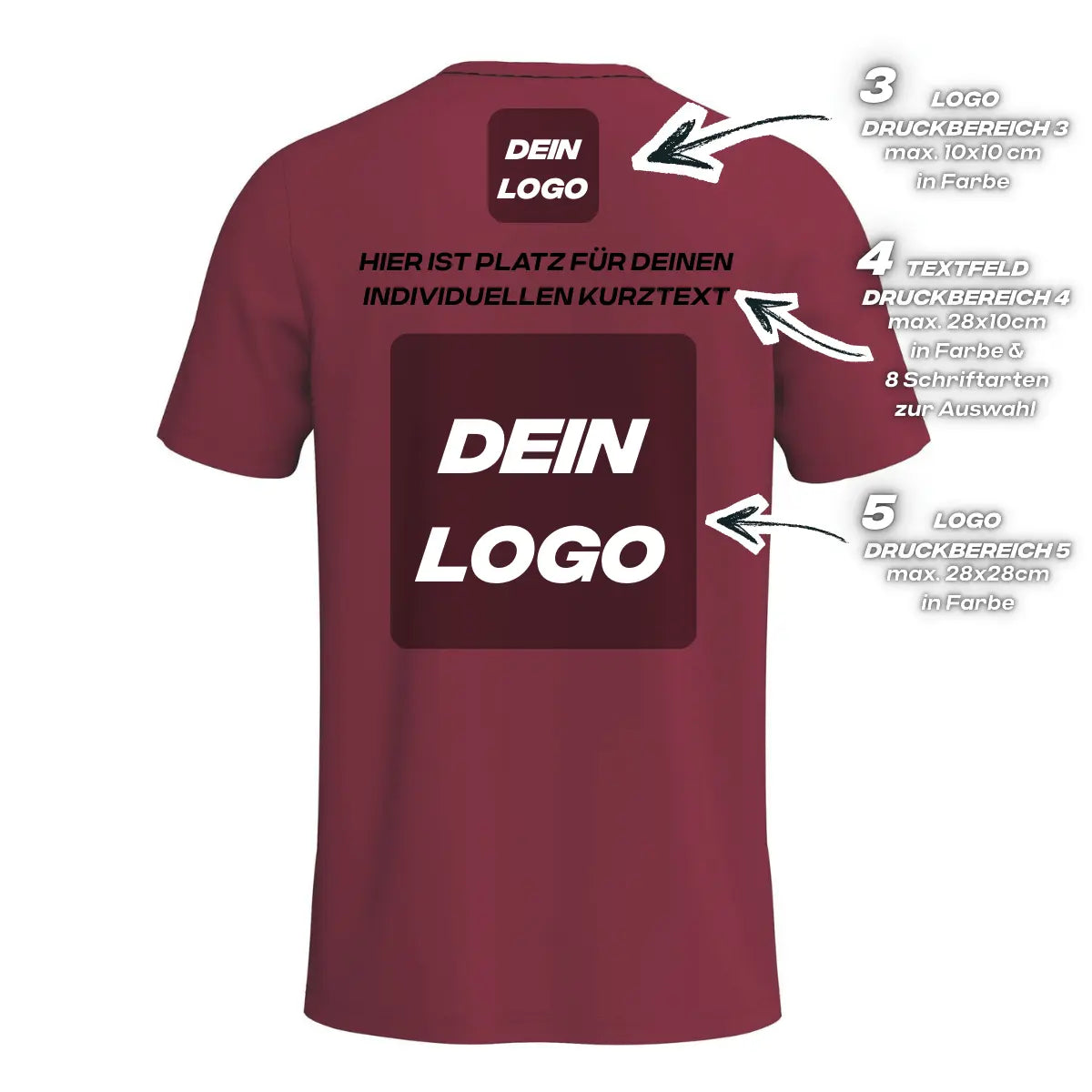 Erima Herrenlaufshirt Intro Funktionsteamshirt, new bordeaux - machsport – Bild 
