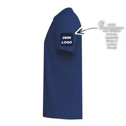 Erima Herrenlaufshirt Intro Funktionsteamshirt, new navy - machsport