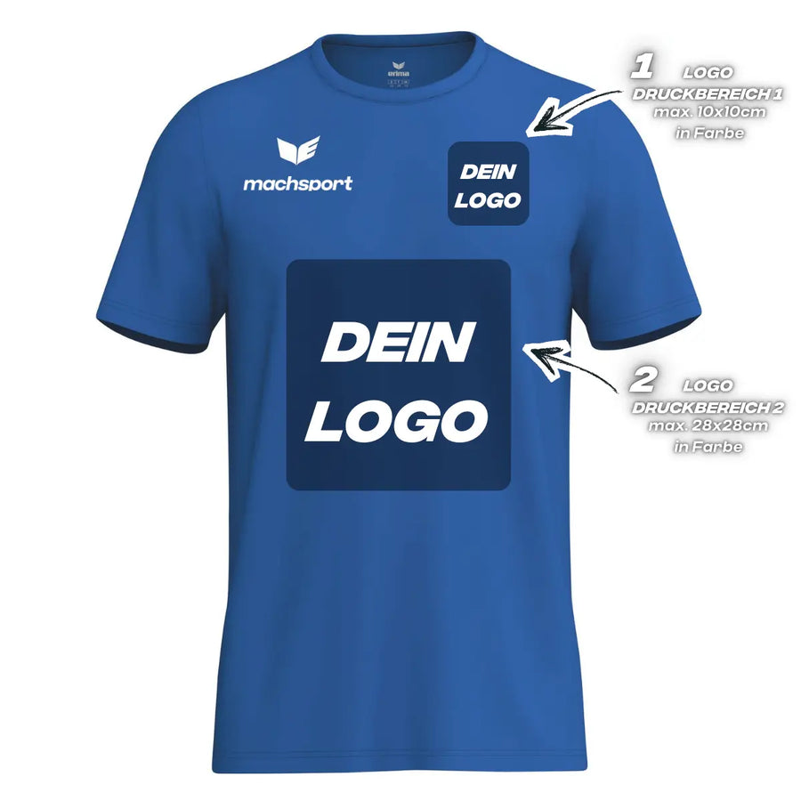 Erima Herrenlaufshirt Intro Funktionsteamshirt, new royal - machsport
