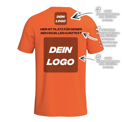 Erima Herrenlaufshirt Intro Funktionsteamshirt, orange - machsport