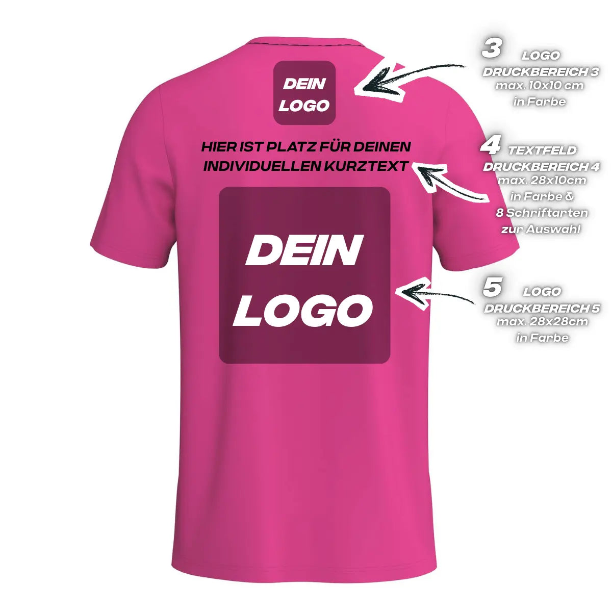 Erima Herrenlaufshirt Intro Funktionsteamshirt, pink - machsport