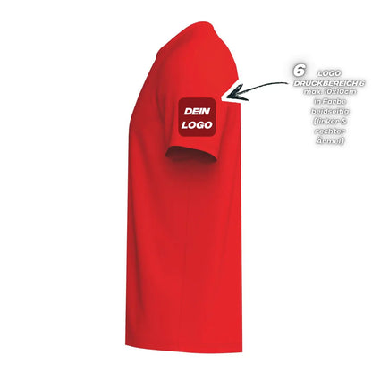 Erima Herrenlaufshirt Intro Funktionsteamshirt, rot - machsport