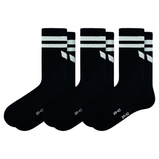 Erima Sportsocken Wings Socks 3-Pack – schwarz / 39-42
