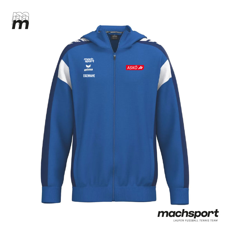 Turnen Wettkampfjacke für Kinder von Erima, ASK Nettingsdorf Team-Sportjacke, sportlich und bequem, auf dem Bild sichtbar