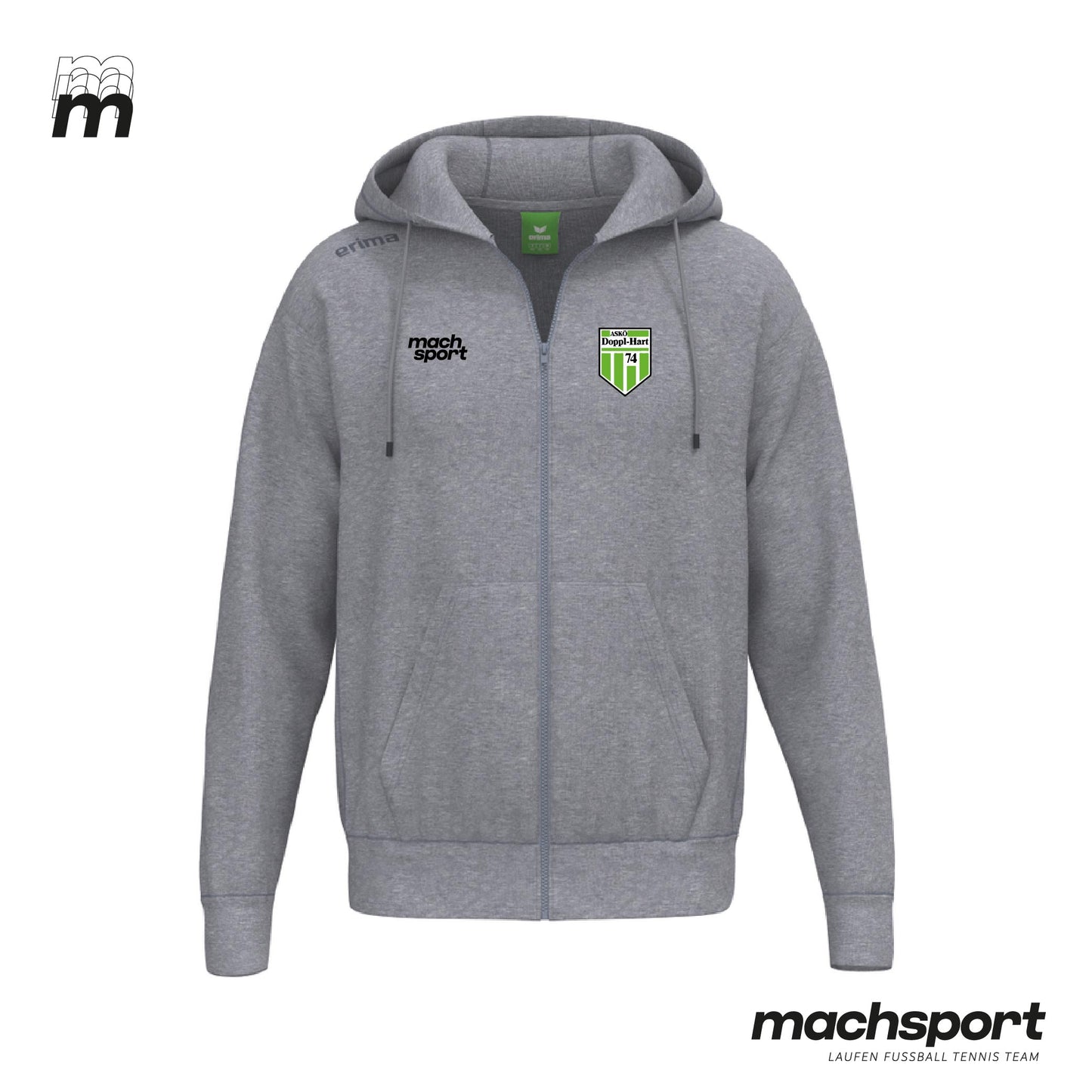 ASKÖ Doppl-Hart 74 Tennis Lifestyle-Zip-Hoodie - machsport