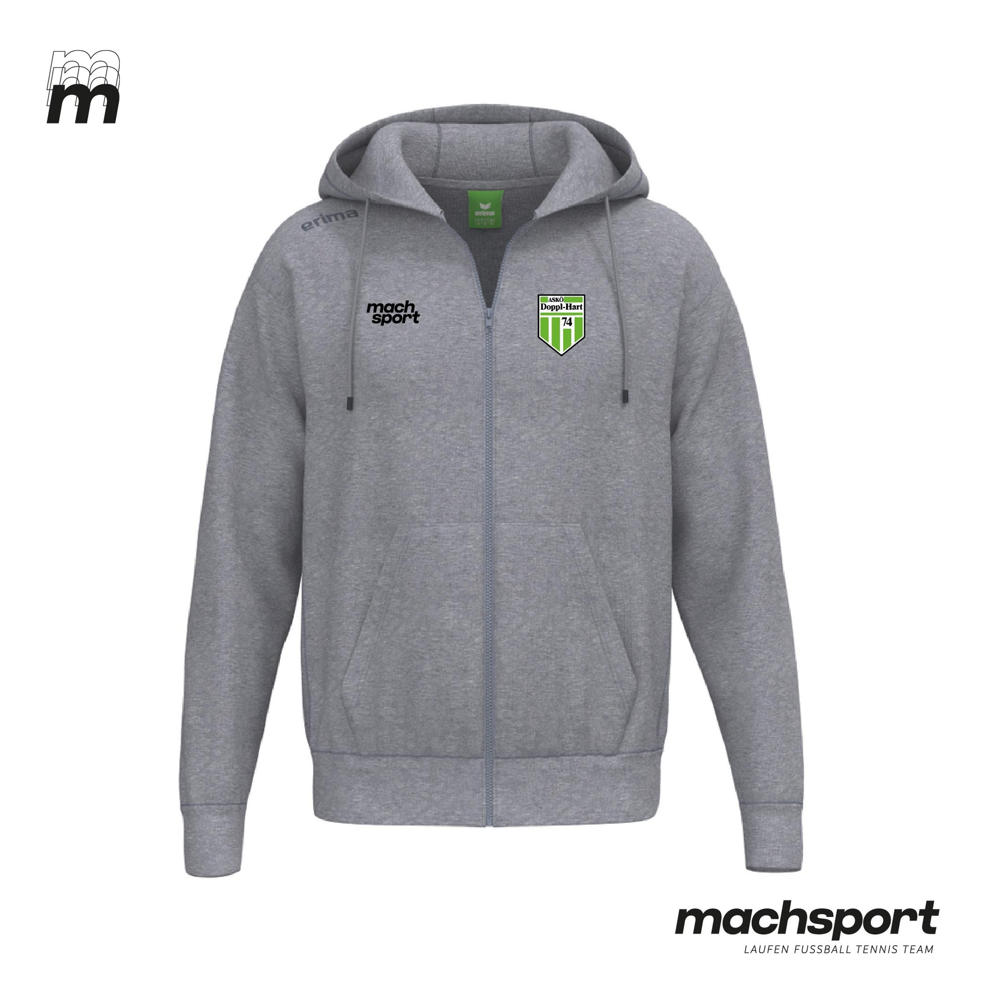 ASKÖ Doppl-Hart 74 Tennis Lifestyle-Zip-Hoodie - machsport – Bild 