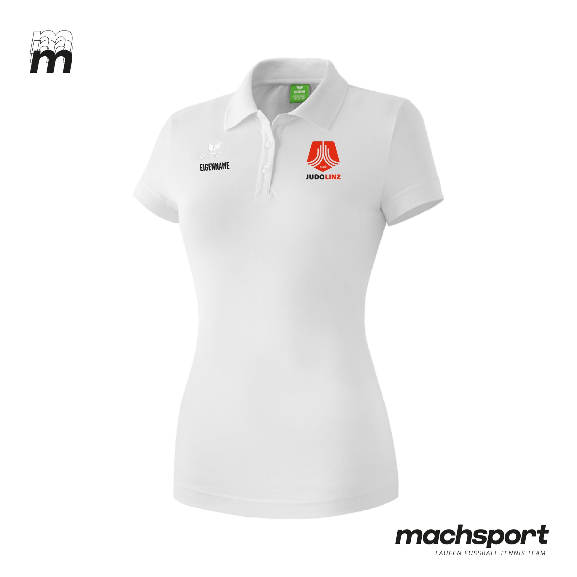 ASKÖ Judo Linz Poloshirt Damen - machsport – Bild 