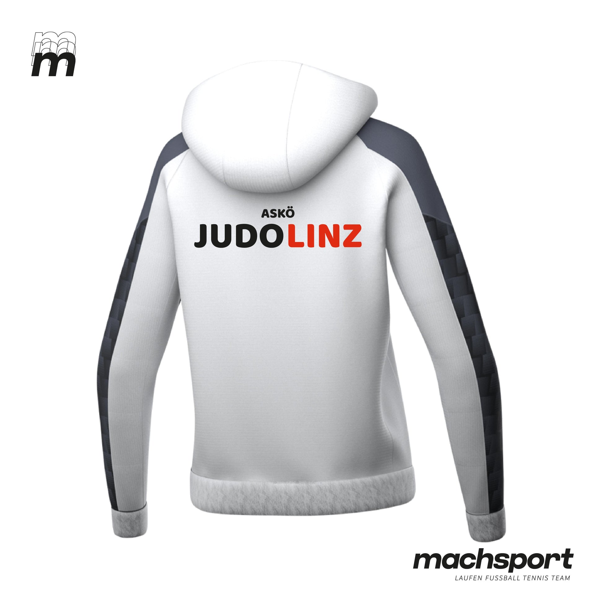 ASKÖ Judo Linz Trainingsjacke mit Kapuze Damen - machsport – Bild 