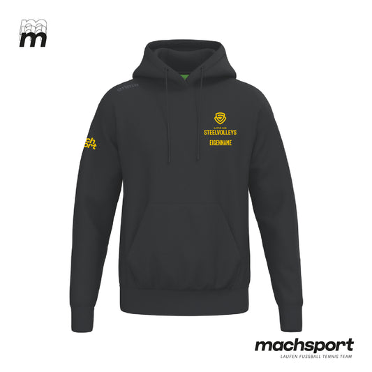 LINZ AG Steelvolleys Hoody schwarz – 128