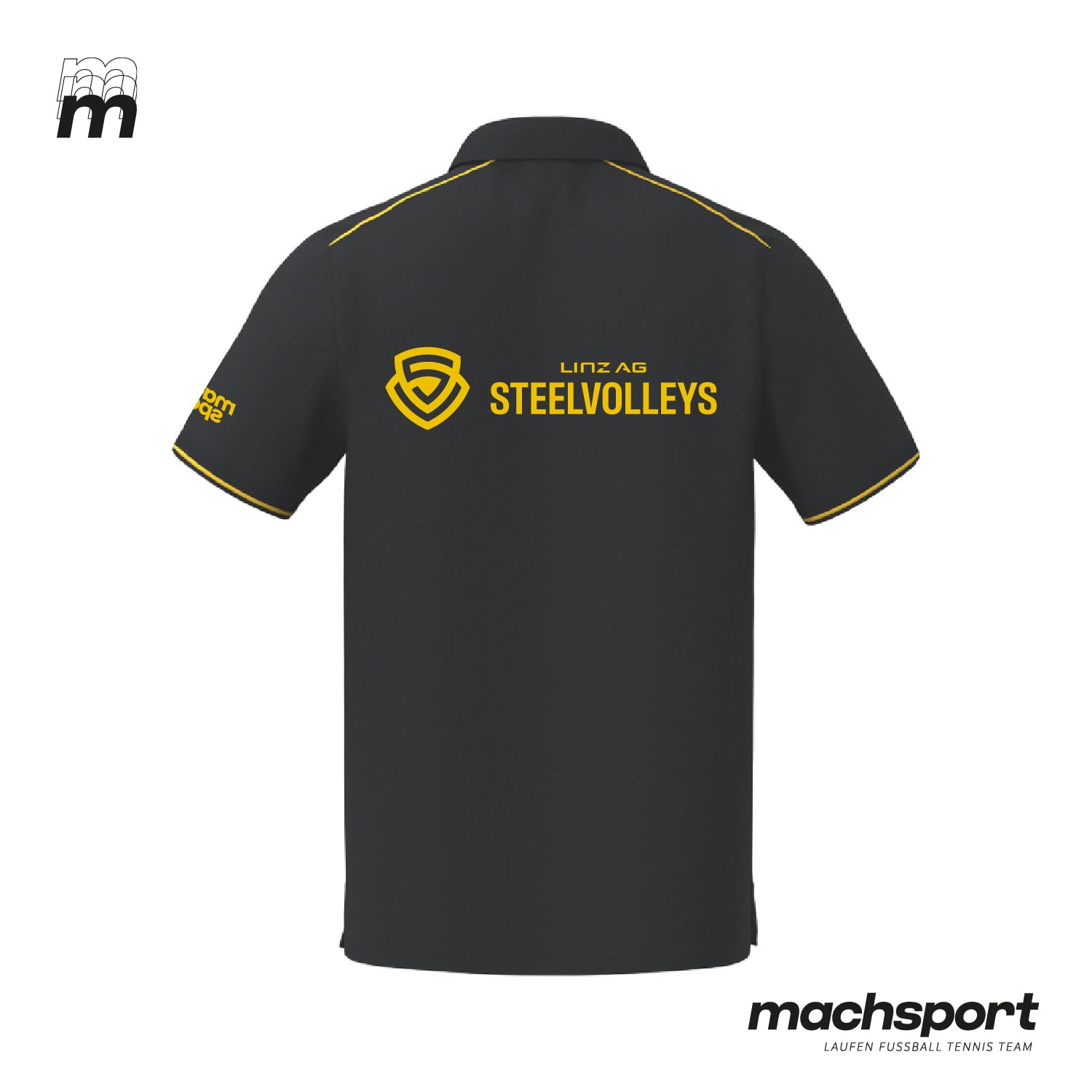 LINZ AG Steelvolleys Poloshirt - machsport – Bild 